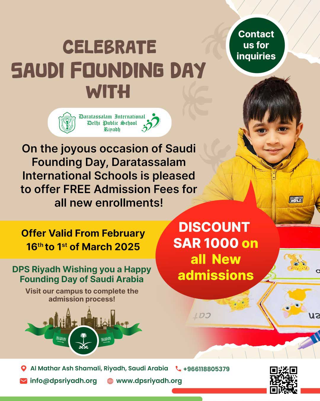 Admission – DPS Riyadh