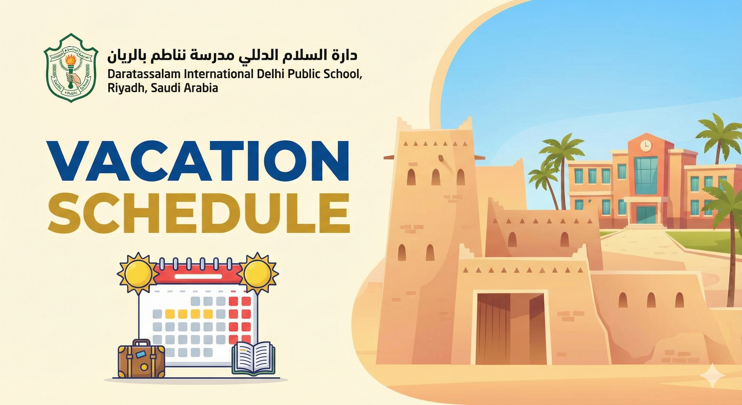 Vacation Schedule (Session 2026-2027)